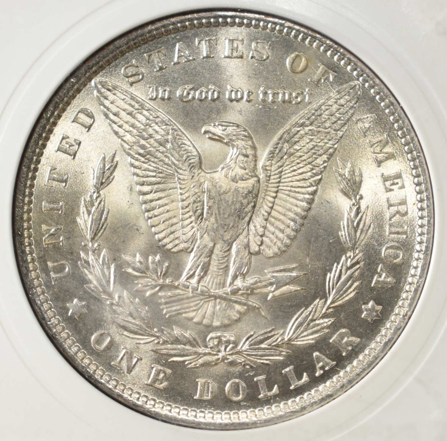 1896 MORGAN DOLLAR PCI SUPERB GEM BU