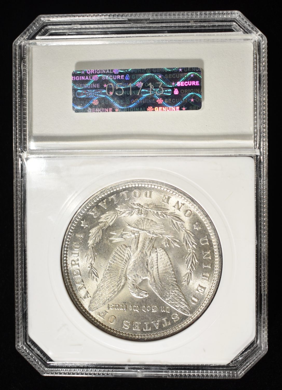 1896 MORGAN DOLLAR PCI SUPERB GEM BU