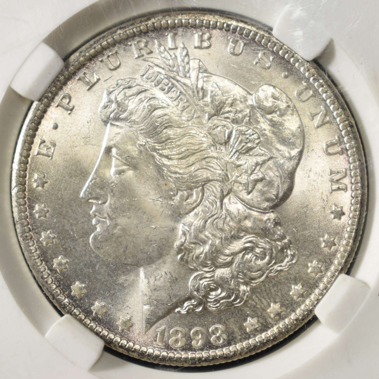 1898-O MORGAN DOLLAR PGA SUPERB GEM BU