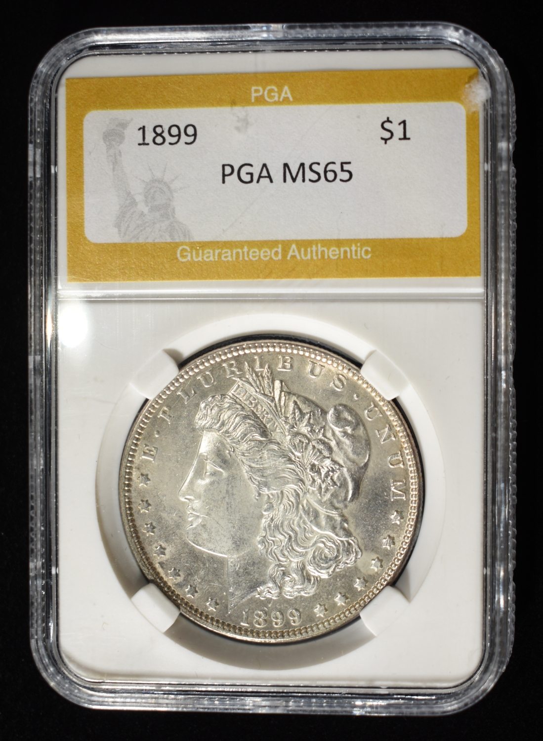 1899 MORGAN DOLLAR PGA GEM BU