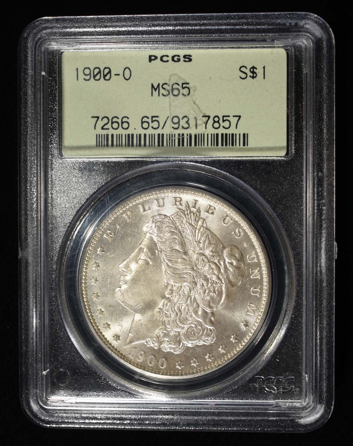 1900-O MORGAN DOLLAR PCGS MS65 OGH