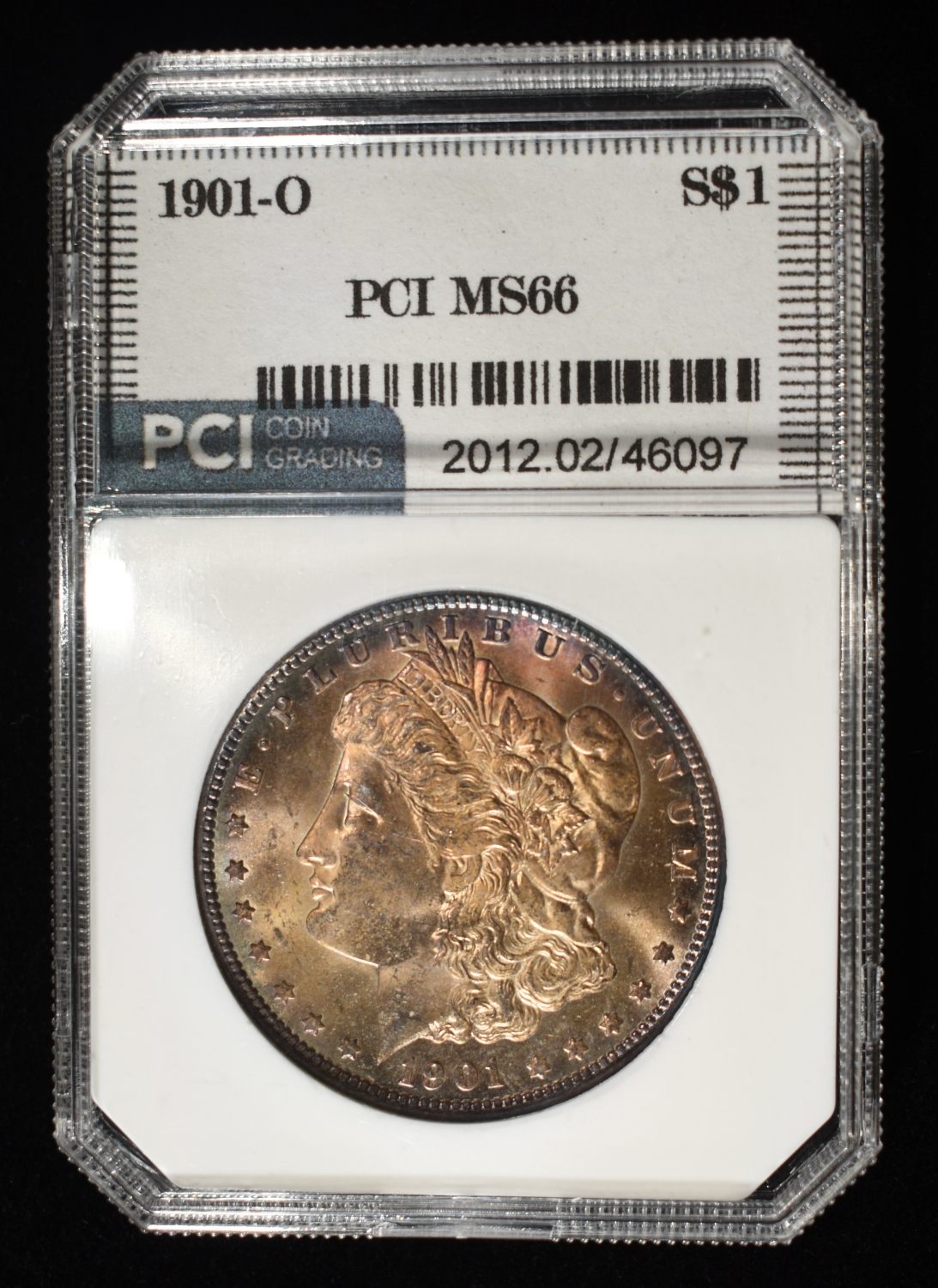 1901-O MORGAN DOLLAR PCI SUPERB GEM BU