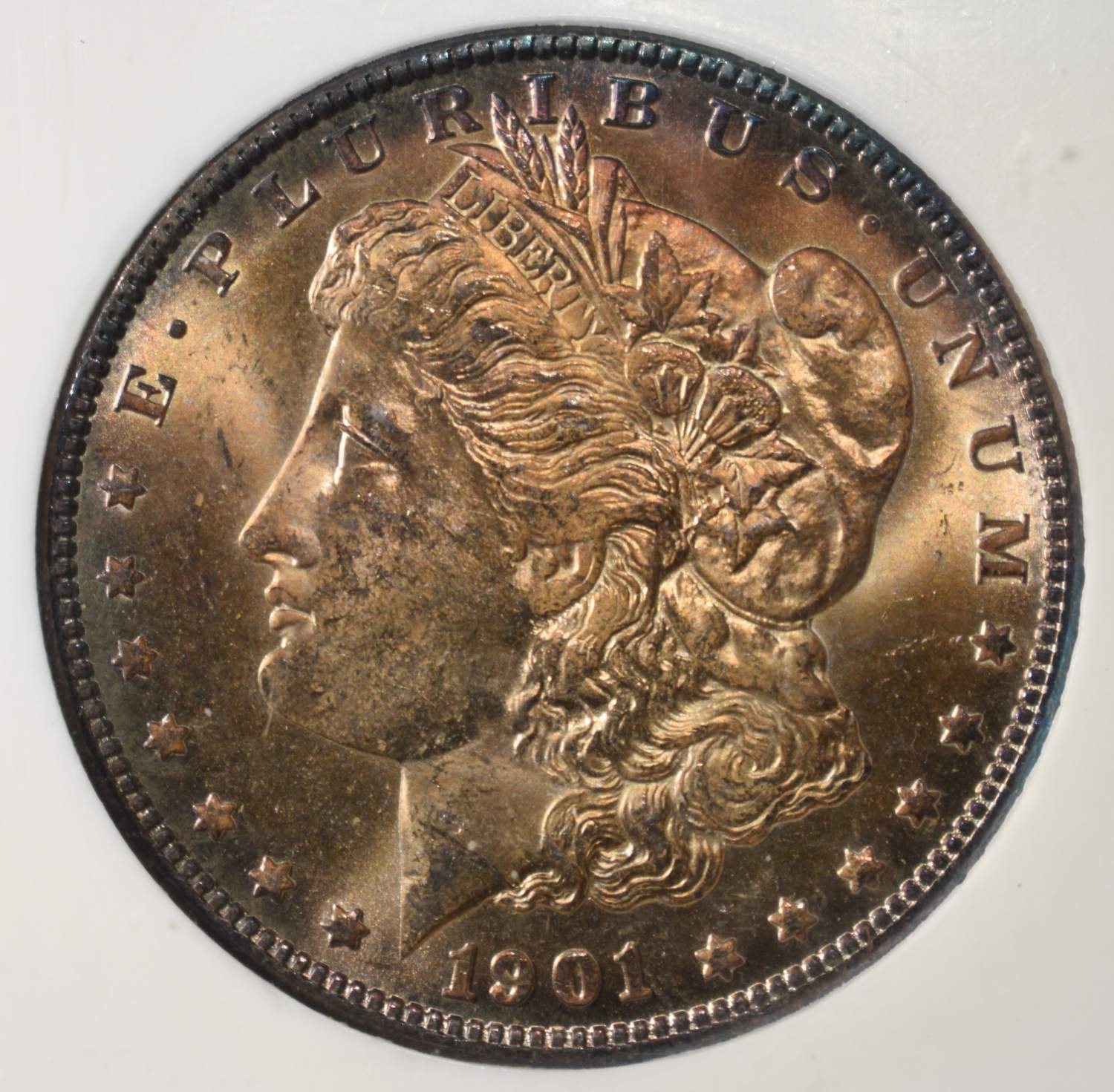 1901-O MORGAN DOLLAR PCI SUPERB GEM BU