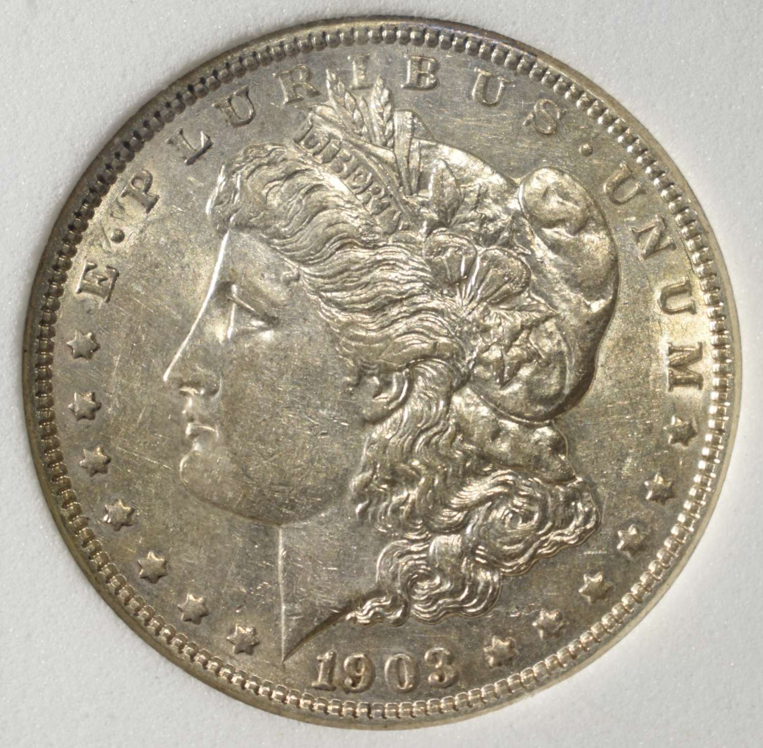 1903 MORGAN DOLLAR WCG SUPERB GEM BU