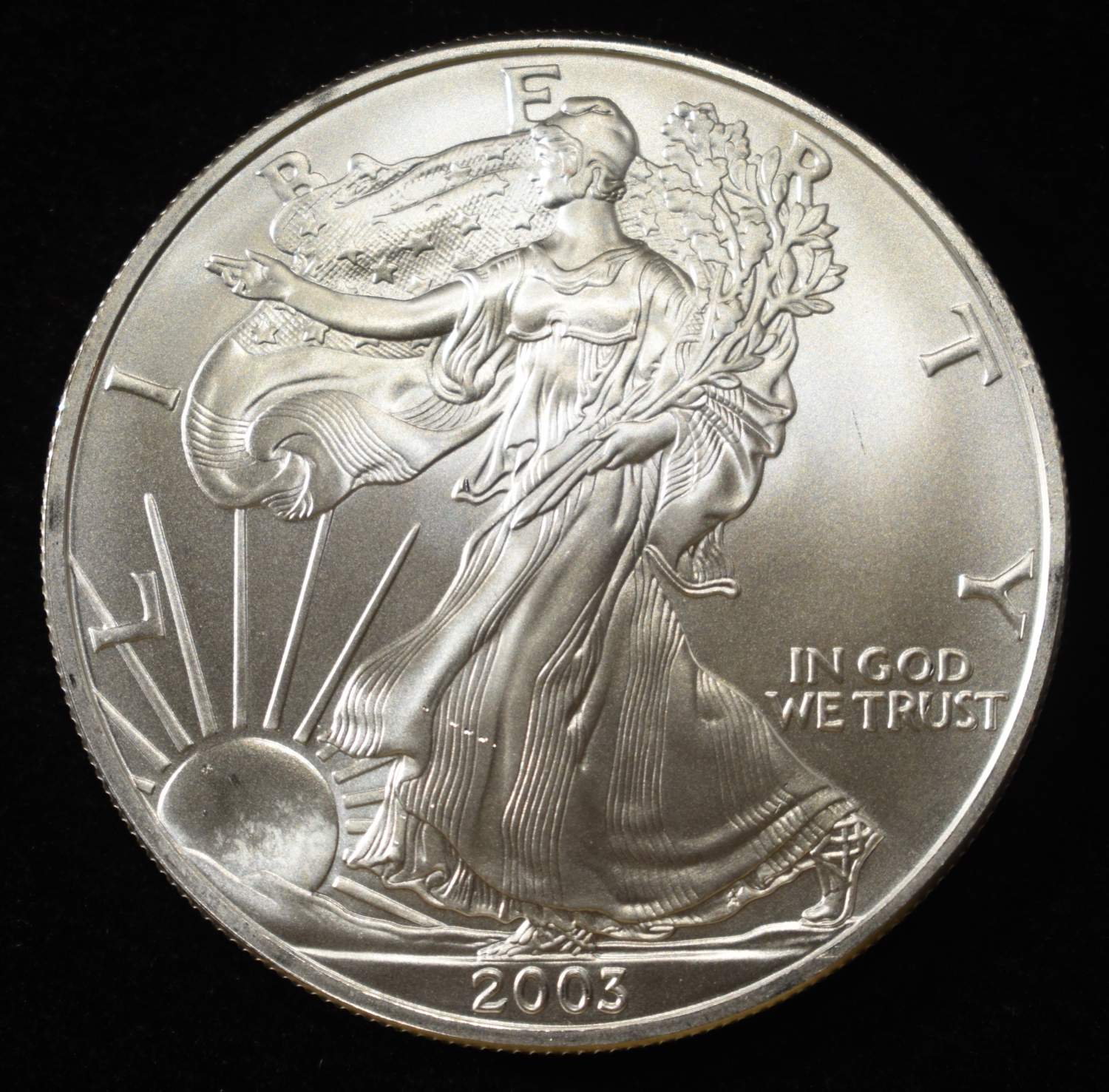 2003 AMERICAN SILVER EAGLE