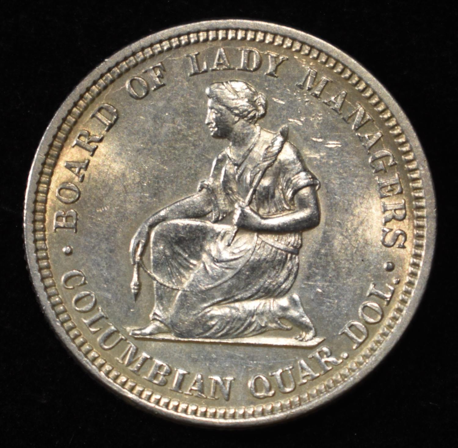 1893 COLUMBIAN QUARTER ISABELLA