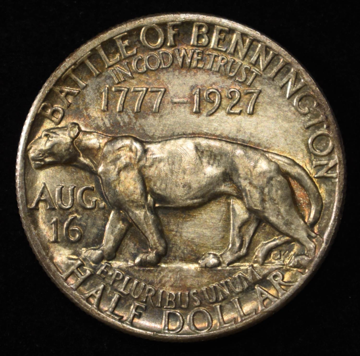 1927 50C COMMEM FOUNDER OF VERMONT