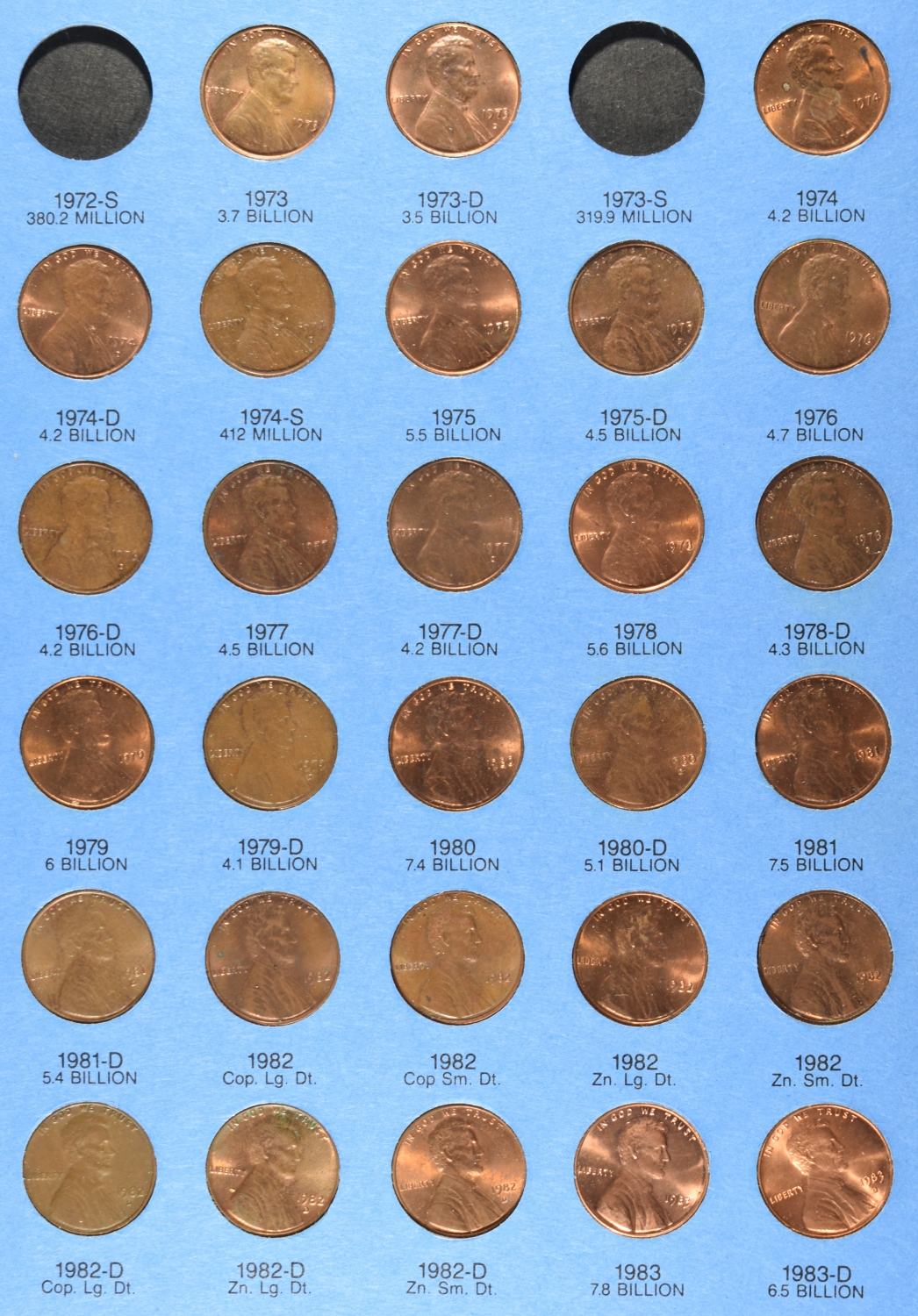 (3) LINCOLN CENT WHITMAN ALBUMS