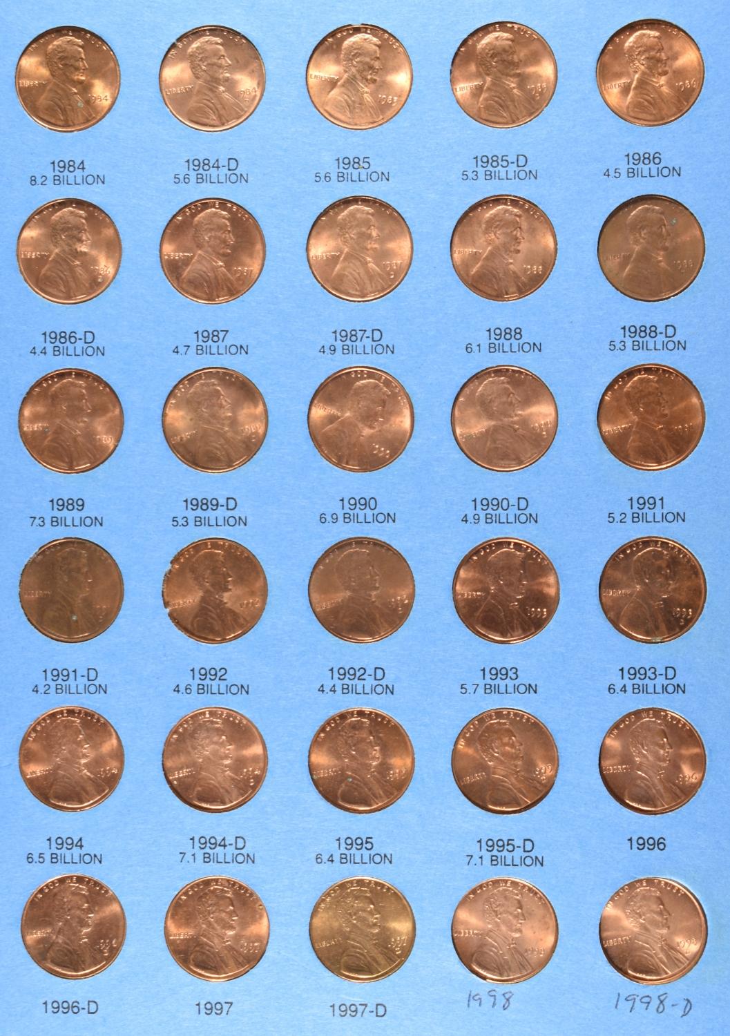 (3) LINCOLN CENT WHITMAN ALBUMS