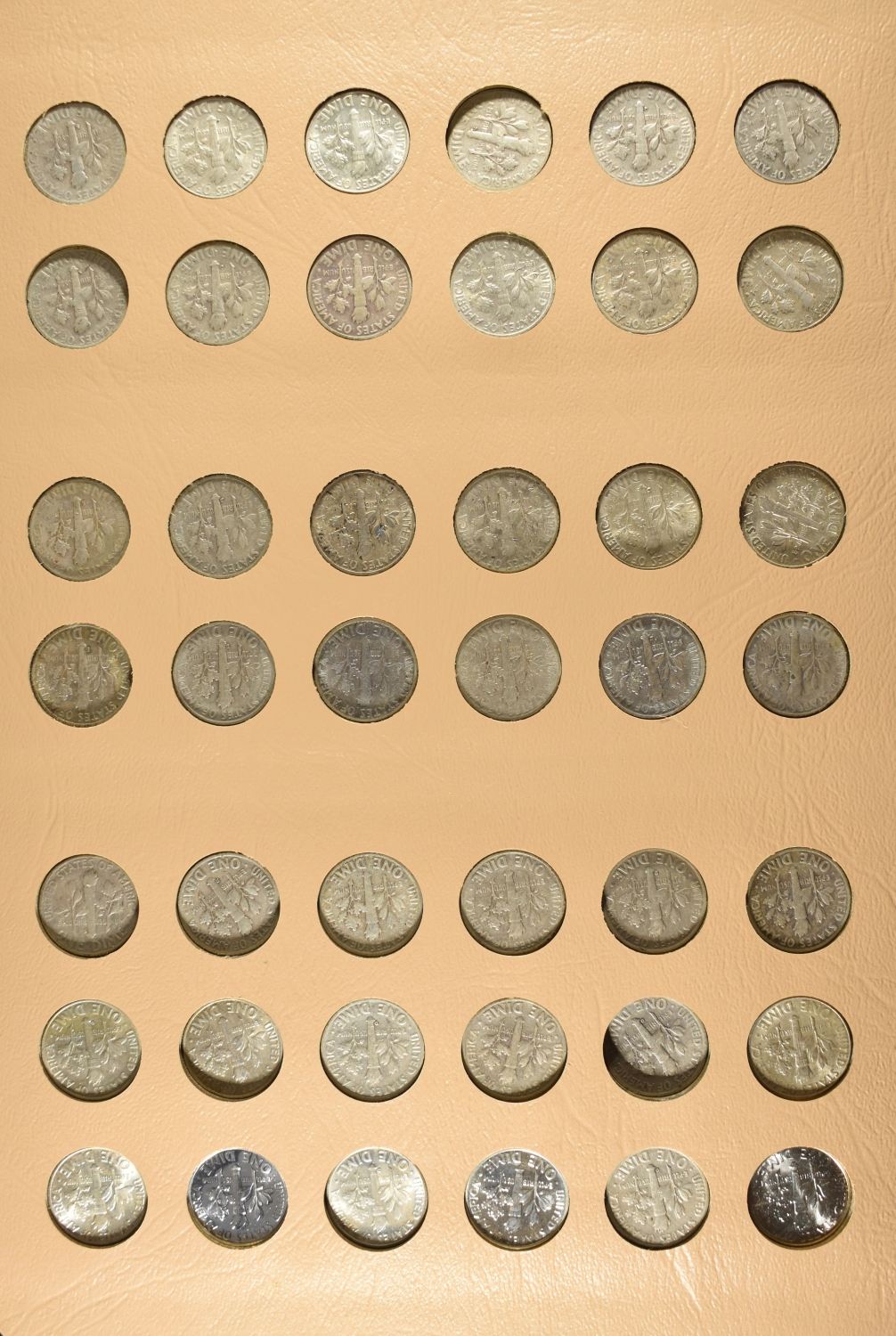 1946-2022 ROOSEVELT DIME DANSCO ALBUM