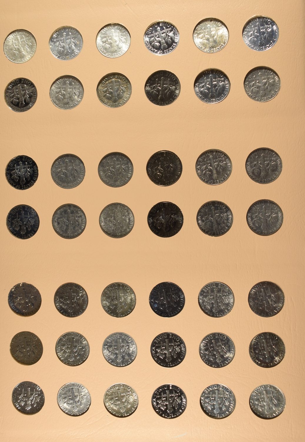 1946-2022 ROOSEVELT DIME DANSCO ALBUM