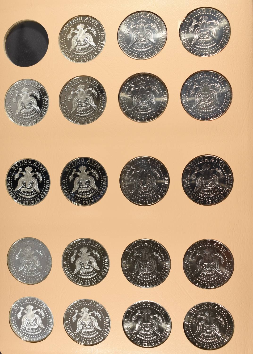 KENNEDY HALF DOLLAR DANSCO ALBUM