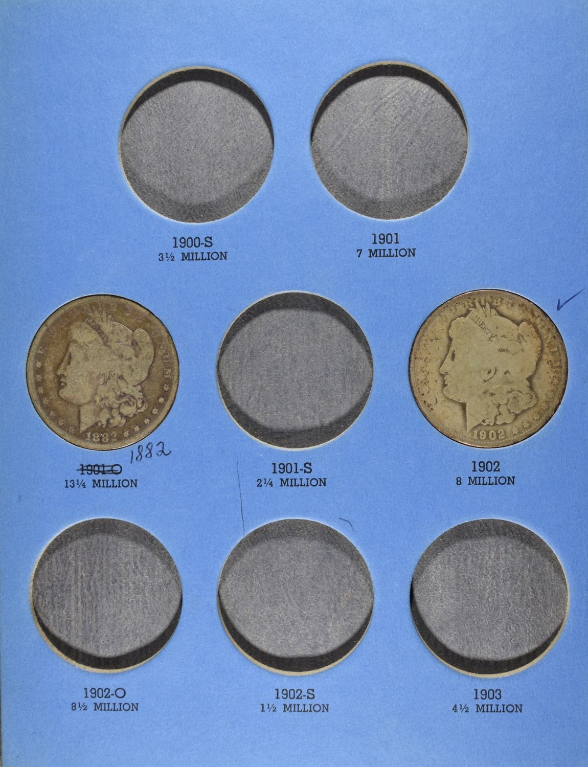 MORGAN SILVER DOLLAR WHITMAN ALBUM 1898-1921