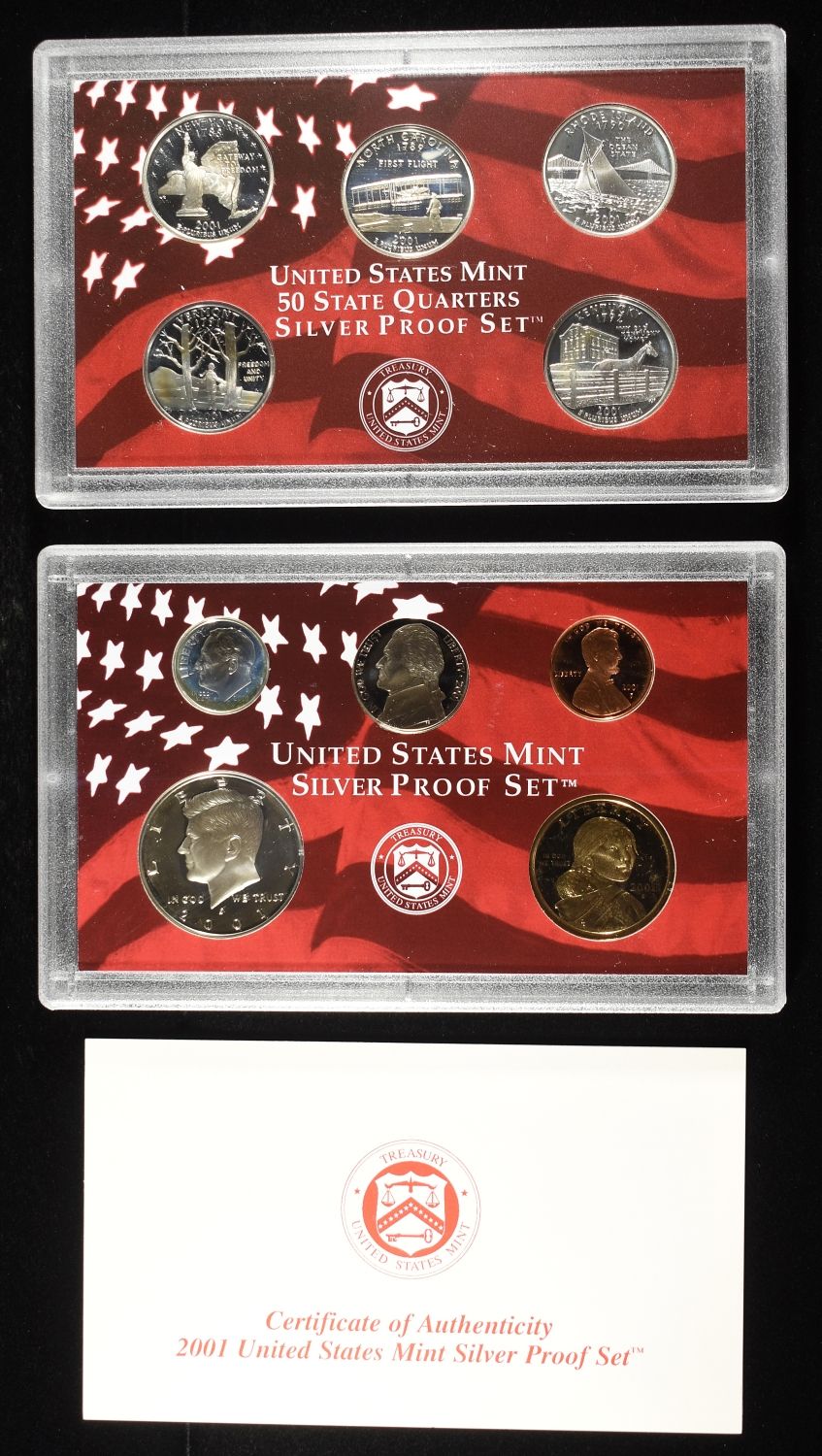 2001 US SILVER PROOF SET