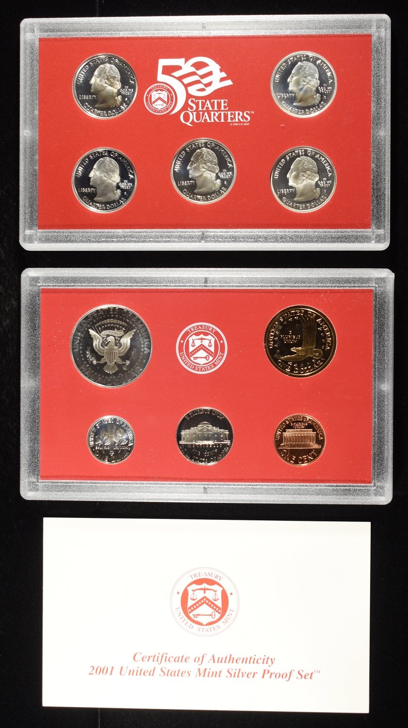 2001 US SILVER PROOF SET