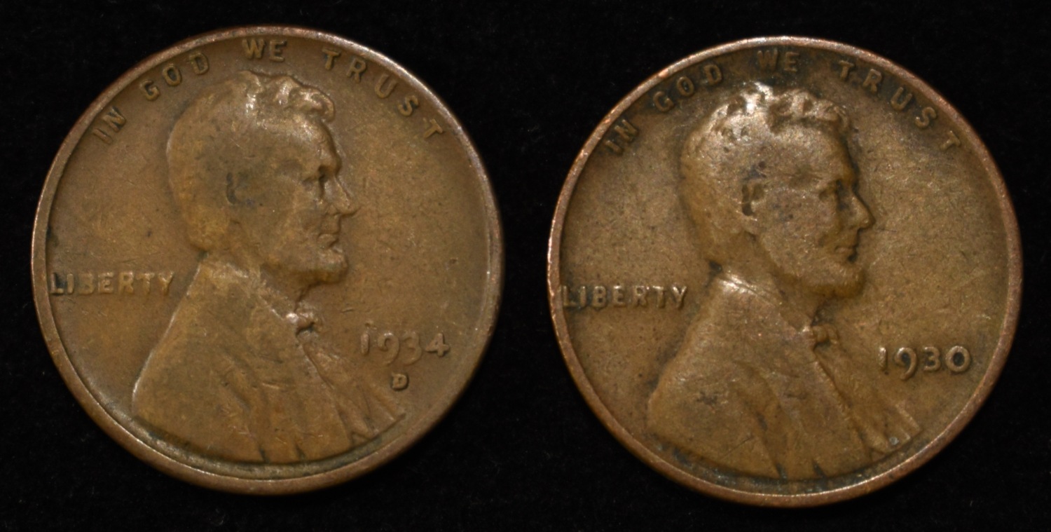 (500) WHEAT CENTS: MIXED DATES