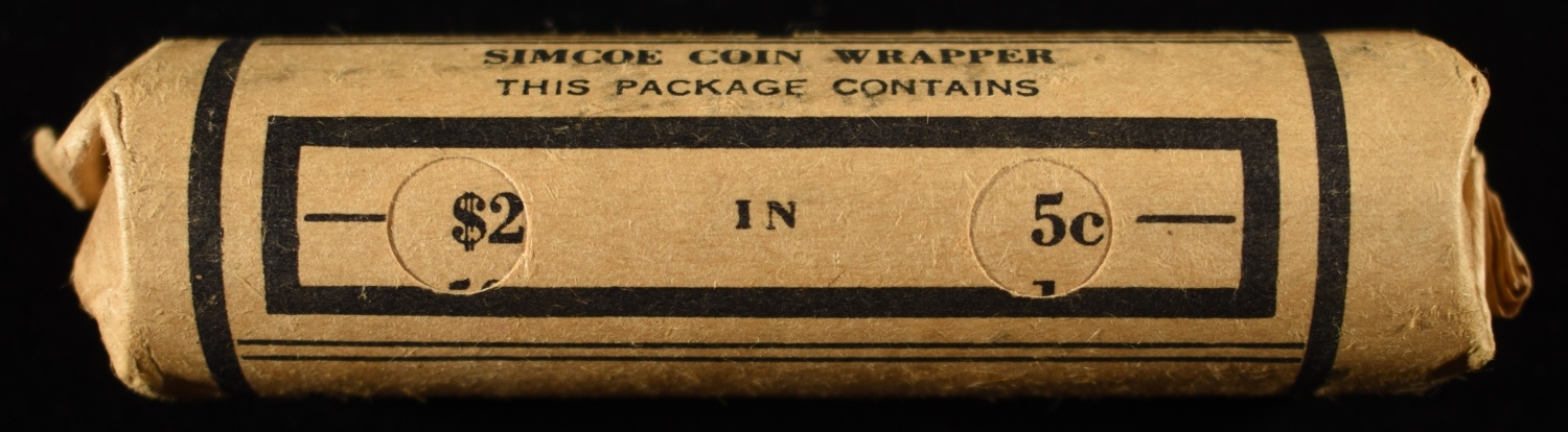 1944 STEEL ROLL CANADIAN NICKELS
