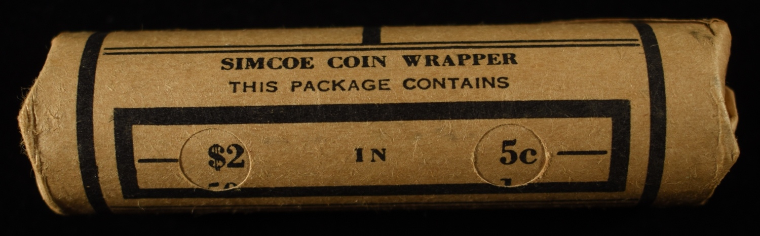 1945 STEEL ROLL CANADIAN NICKELS