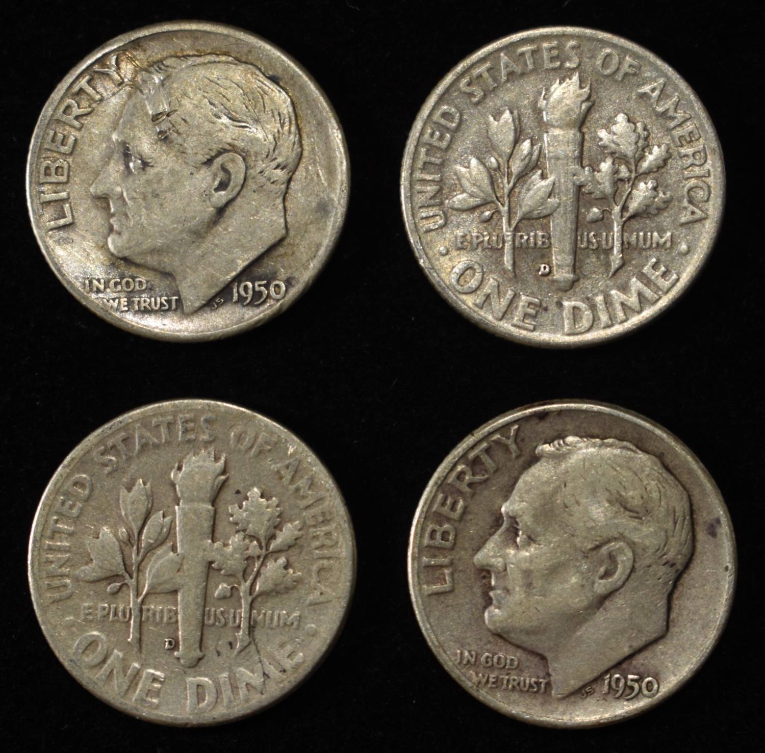 (49) 90% SILVER ROOSEVELT DIMES