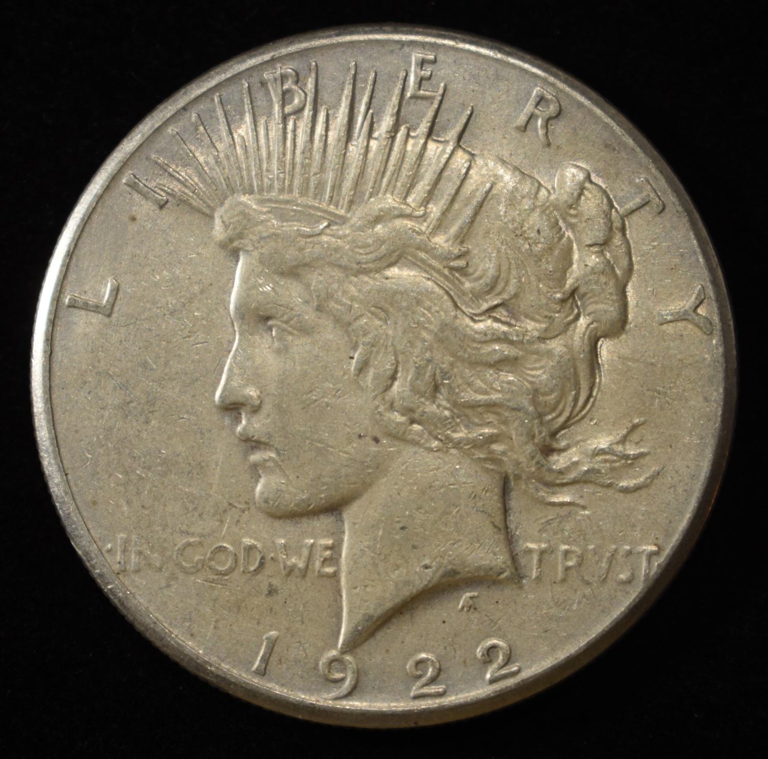 1922-S PEACE DOLLAR
