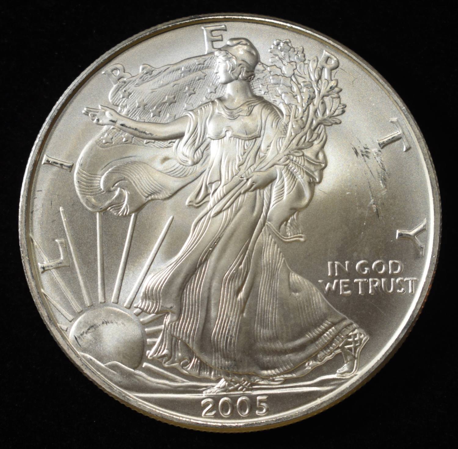 2005 AMERICAN SILVER EAGLE