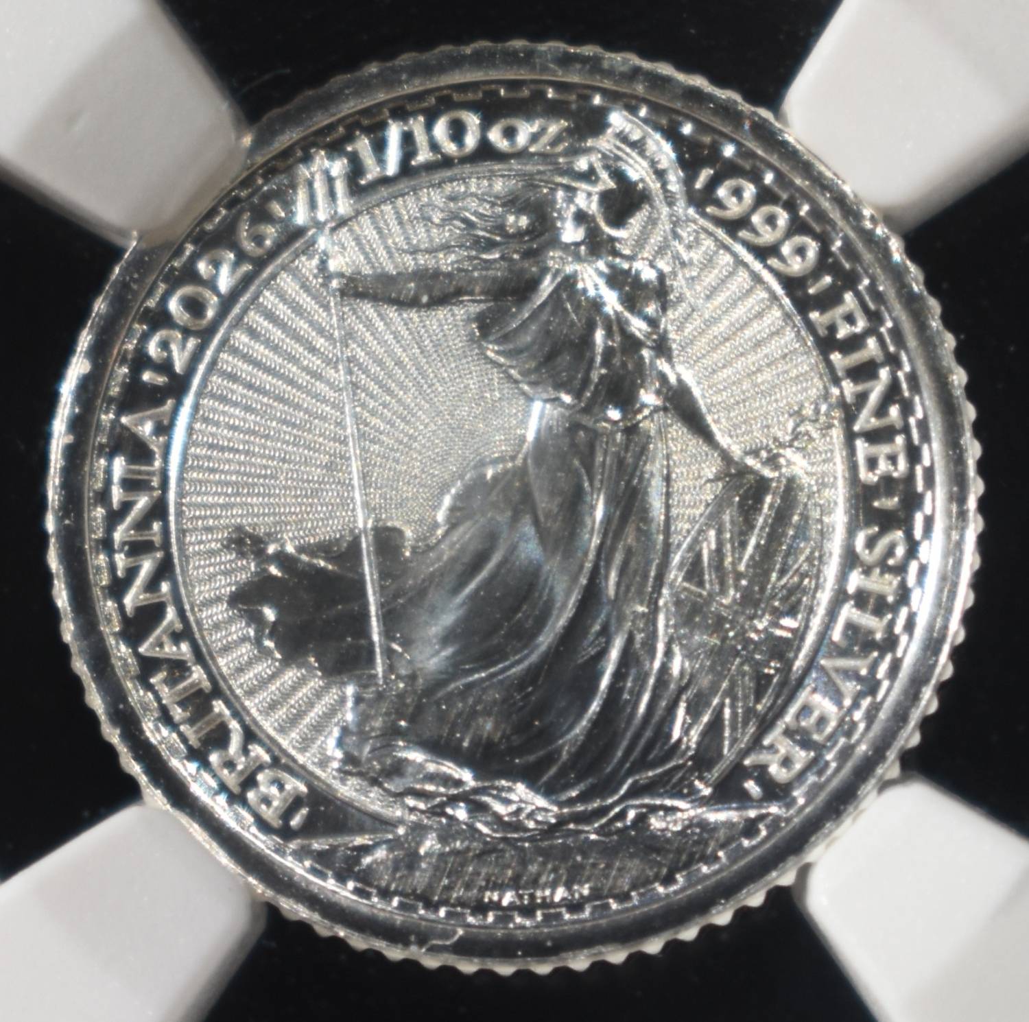 2026 1/10OZ SILVER BRITANNIA NGC BU