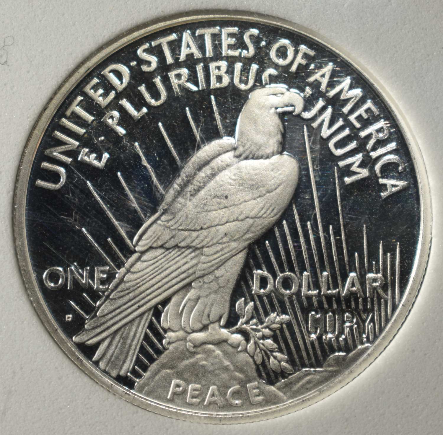 PEACE MEDAL .999 SILVER IGS PERFECT GEM PROOF DCAM