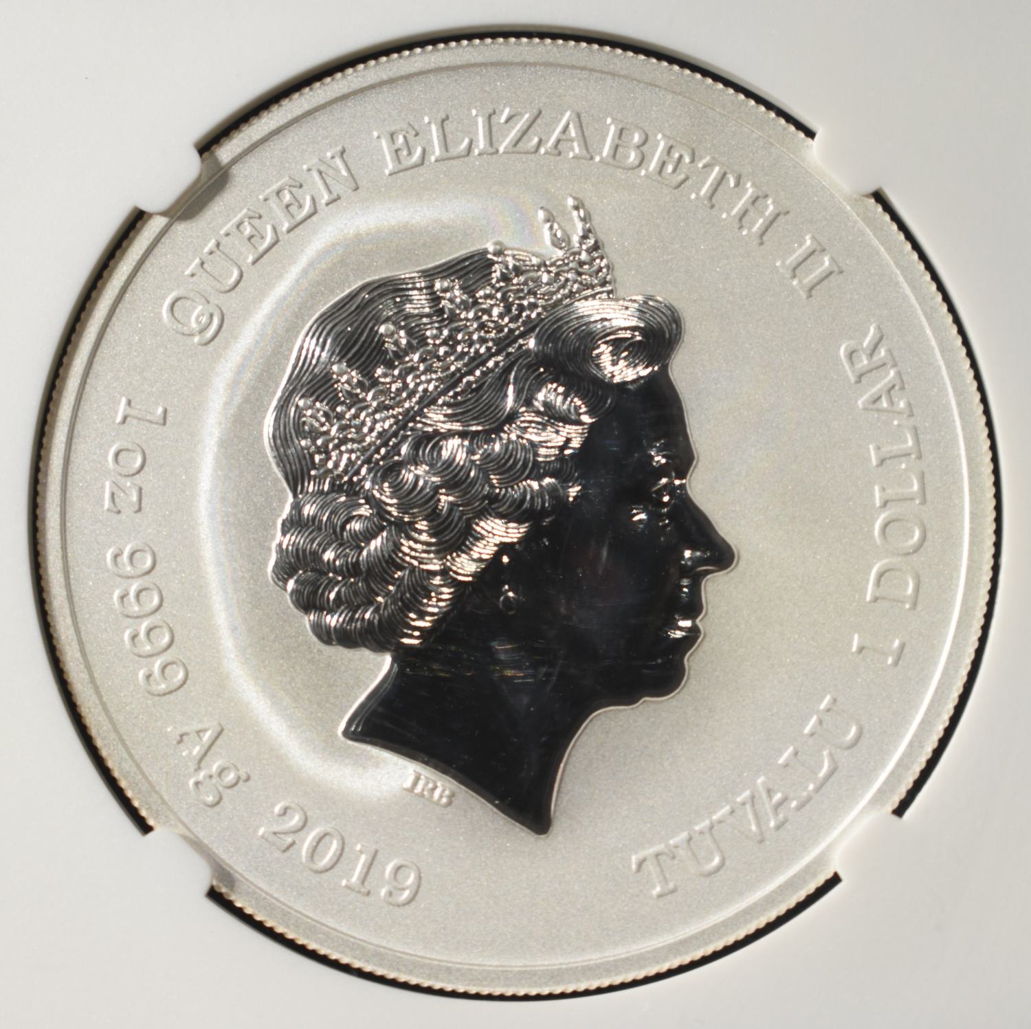 2019 TUVALU SILVER HULK NGC MS-70
