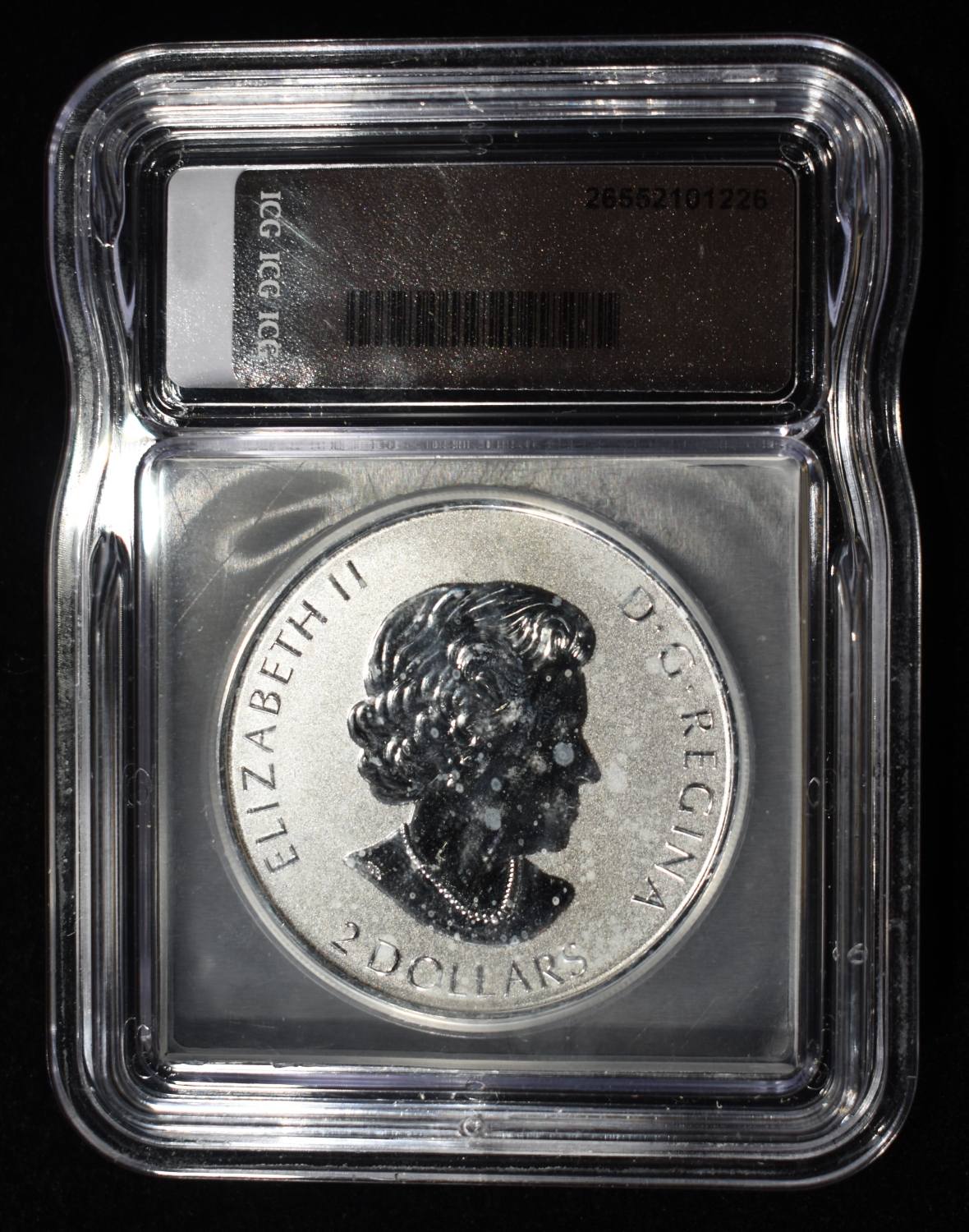 2020 CARIBOU 1 OZ 0.999 SILVER ICG PR70