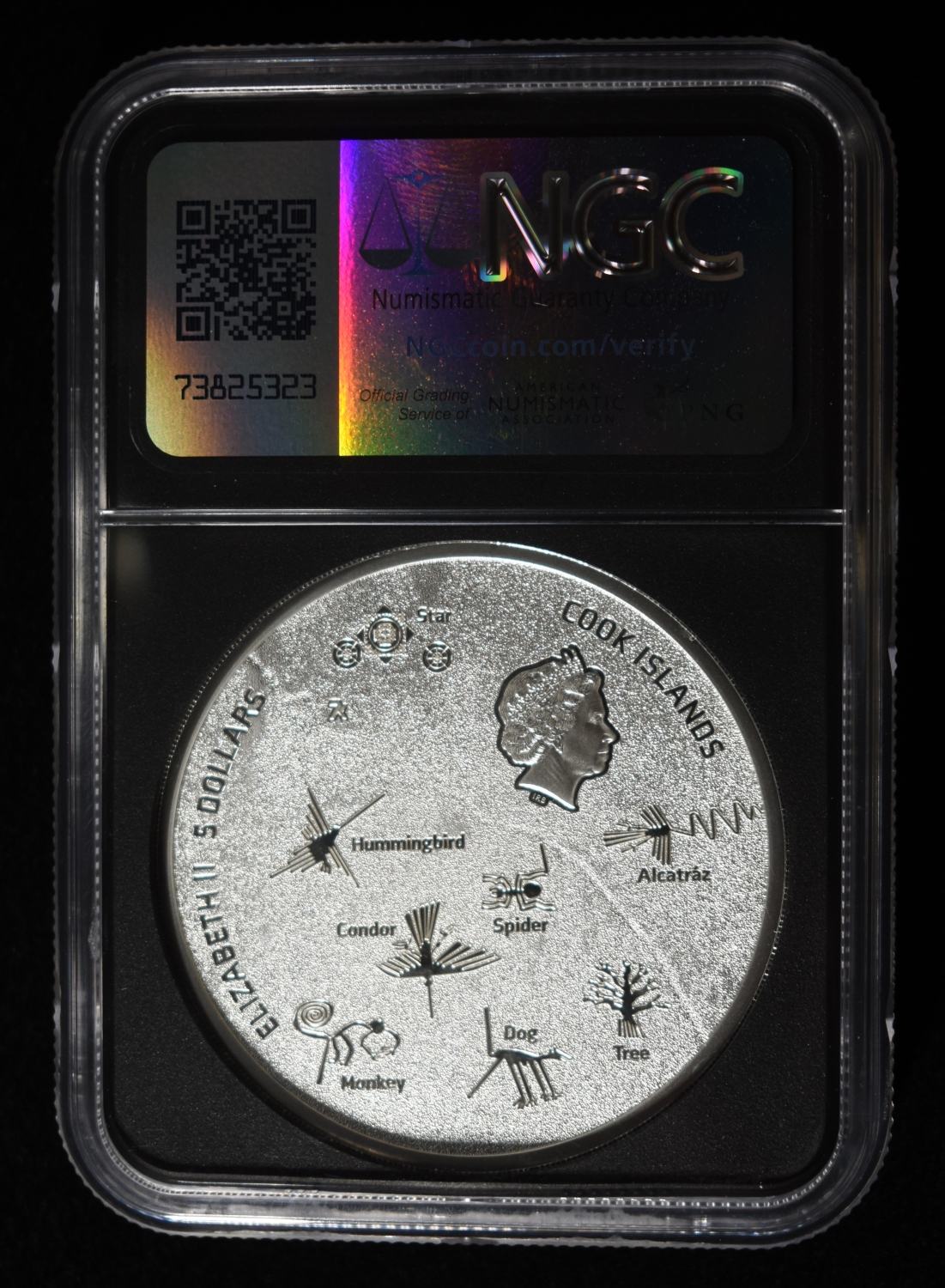 2023 COOK IS. NAZCA LINES MONKEY NGC PF-70 UCAM
