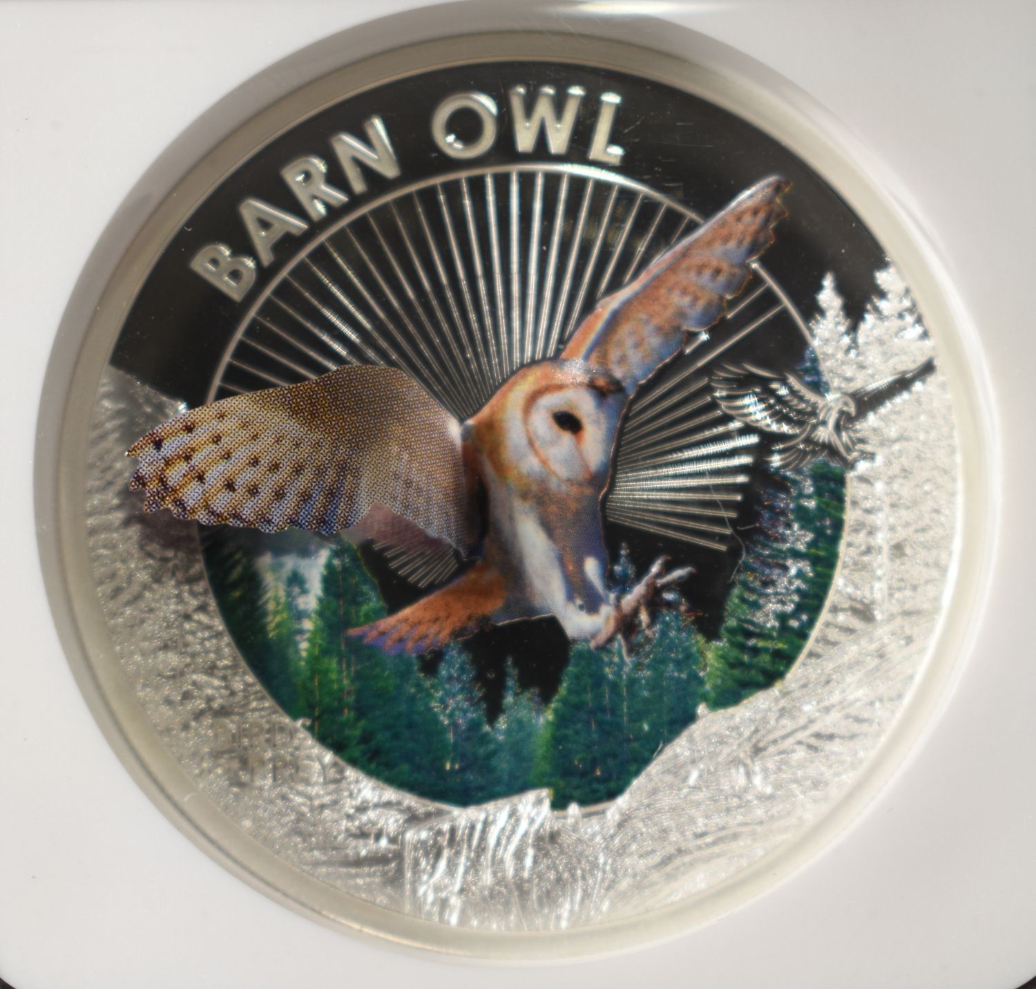 2023 COOK IS. SILVER BARN OWL NGC PF-70 UCAM