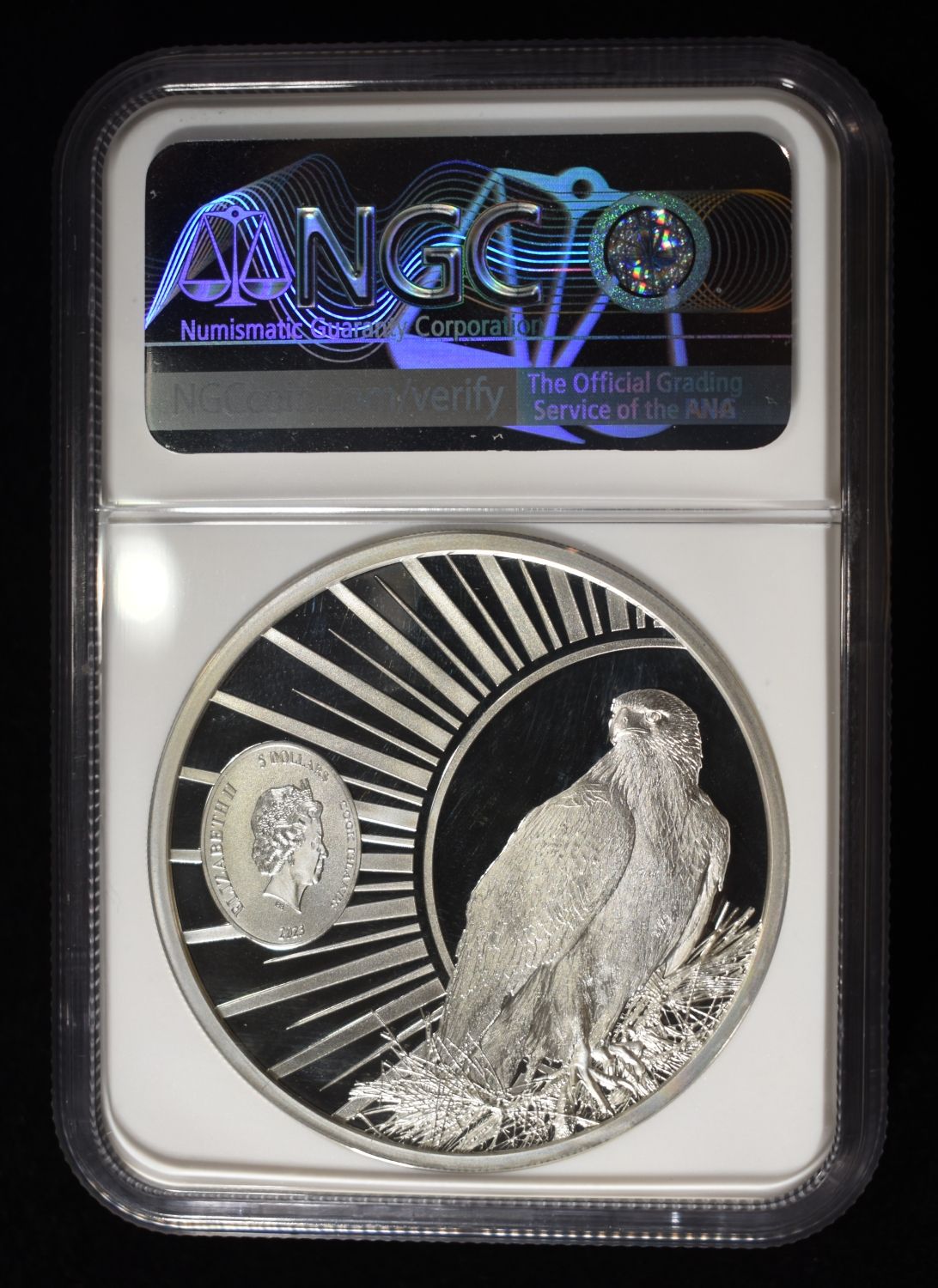 2023 COOK IS. SILVER BARN OWL NGC PF-70 UCAM