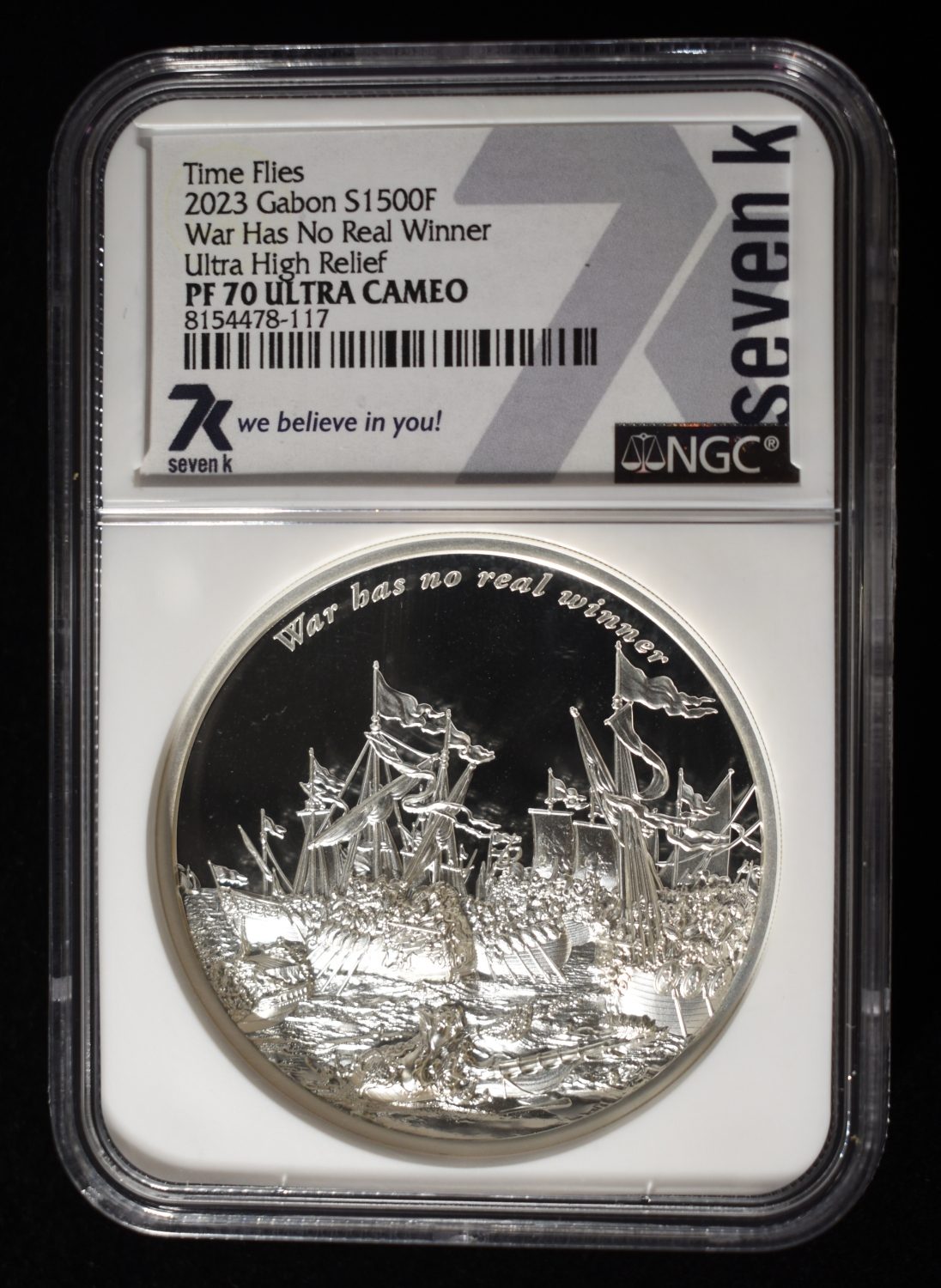 2023 GABON TIME FLIES NGC PF-70 ULTRA CAMEO