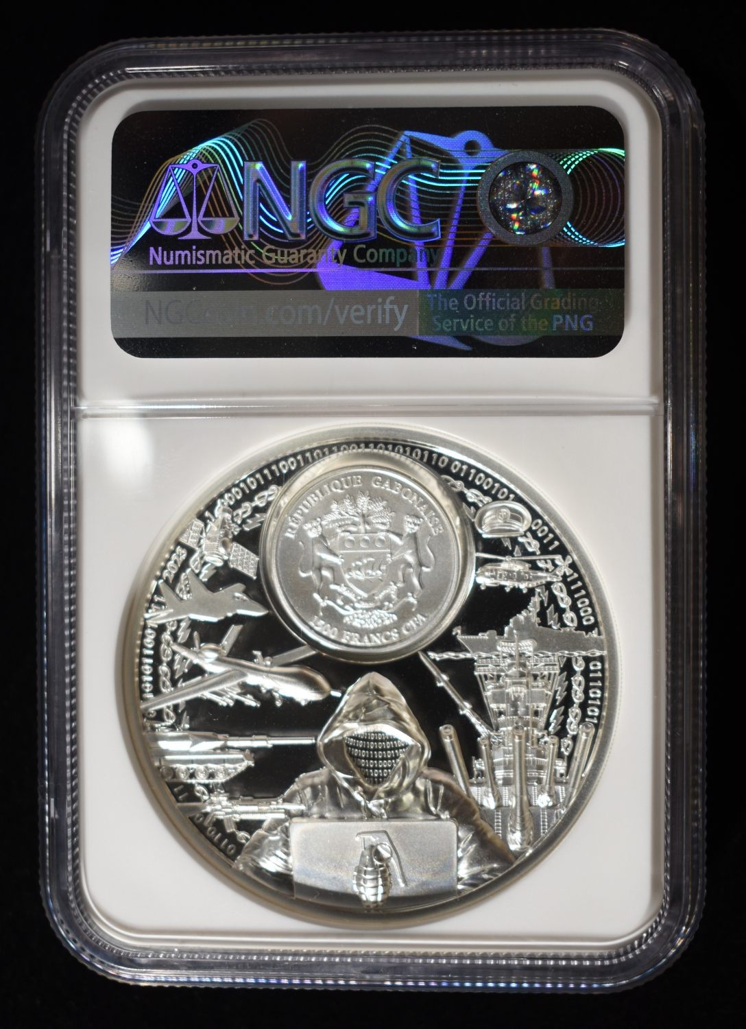 2023 GABON TIME FLIES NGC PF-70 ULTRA CAMEO