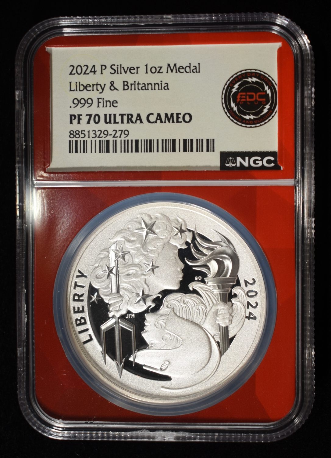 2024-P SILVER LIBERTY & BRITANNIA NGC PF-70 UCAM