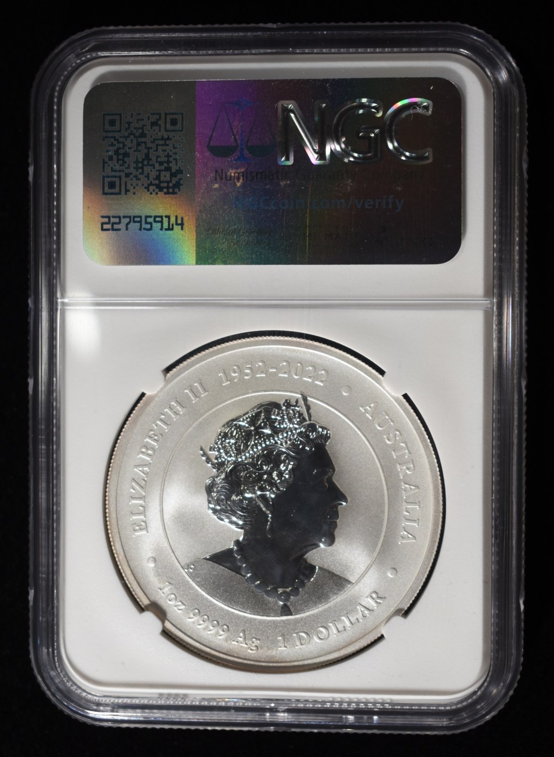 2024 $1 AUS YEAR OF THE DRAGON NGC MS70