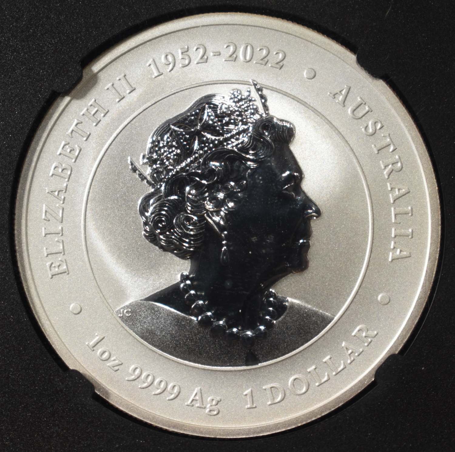 2024 $1 AUS YEAR OF THE DRAGON NGC MS70