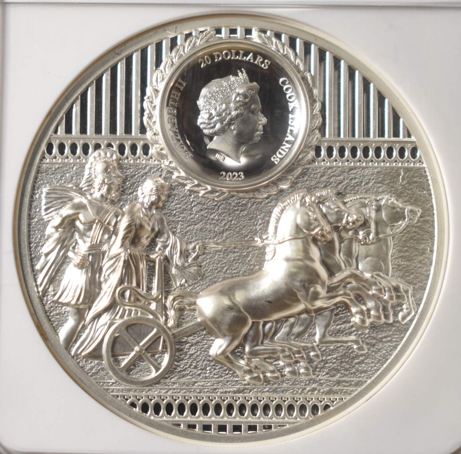 2023 COOK IS. SPARTA HIGH RELIEF NGC PF-70 UCAM
