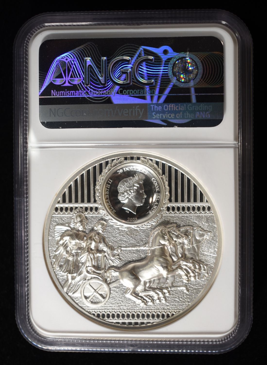 2023 COOK IS. SPARTA HIGH RELIEF NGC PF-70 UCAM