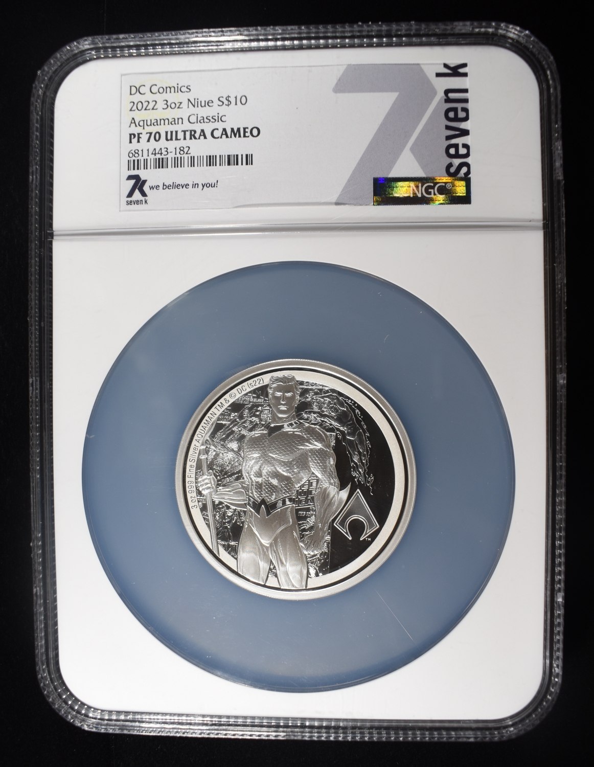 2022 3 OZ $10 NIUE DC COMIC NGC PF70 ULTA-C