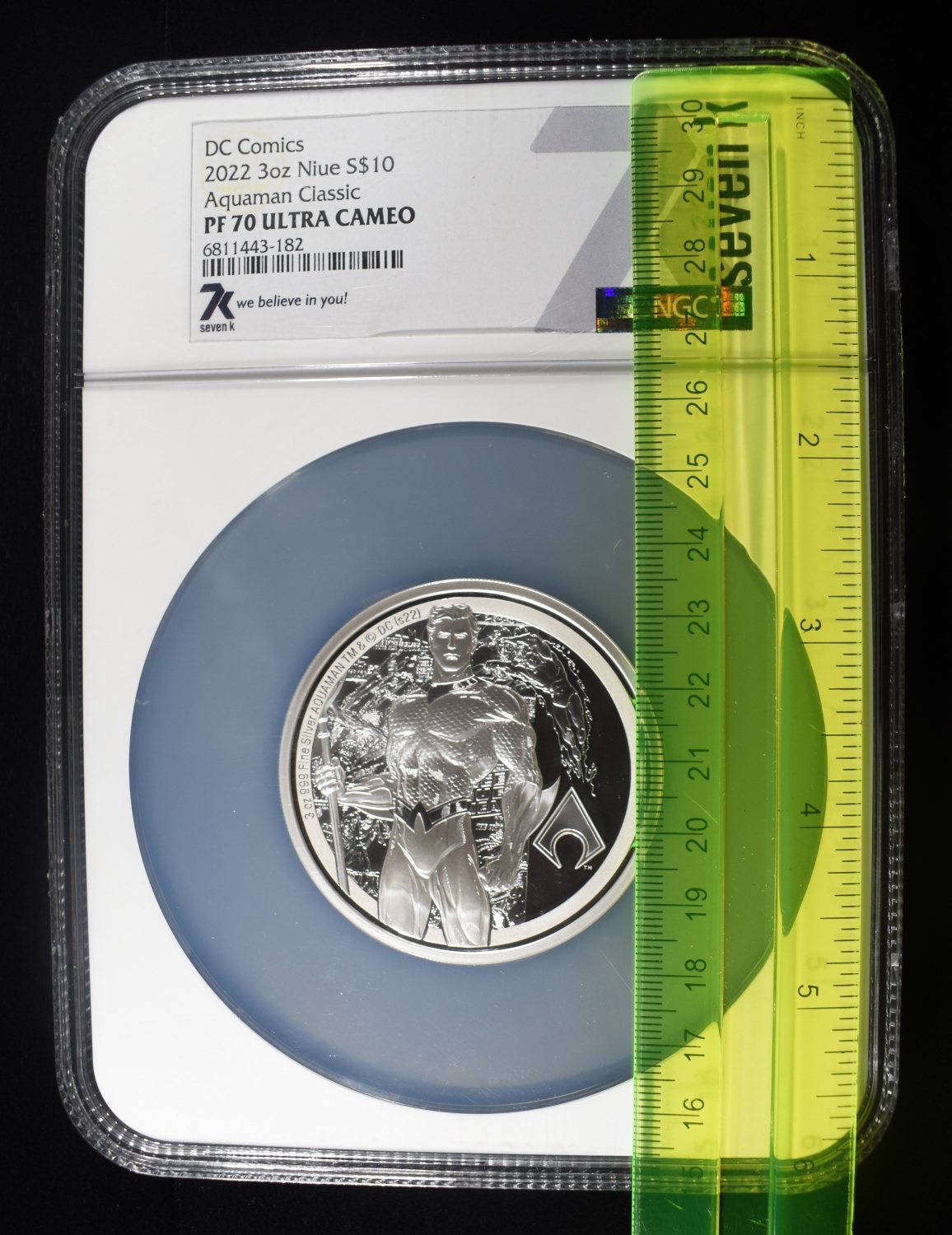 2022 3 OZ $10 NIUE DC COMIC NGC PF70 ULTA-C