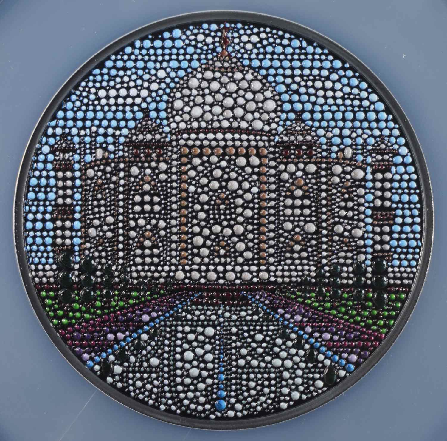 2024 $20 PALAU TAJ MAHAL DOT ART NGC PF70