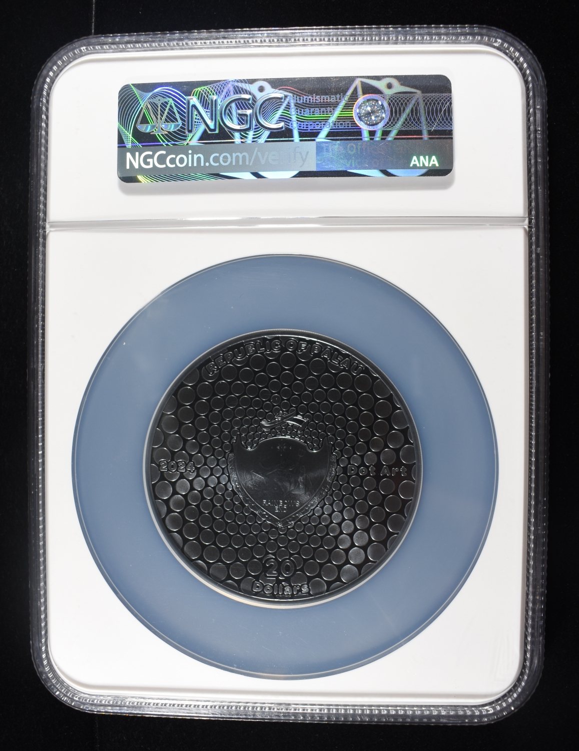 2024 $20 PALAU TAJ MAHAL DOT ART NGC PF70
