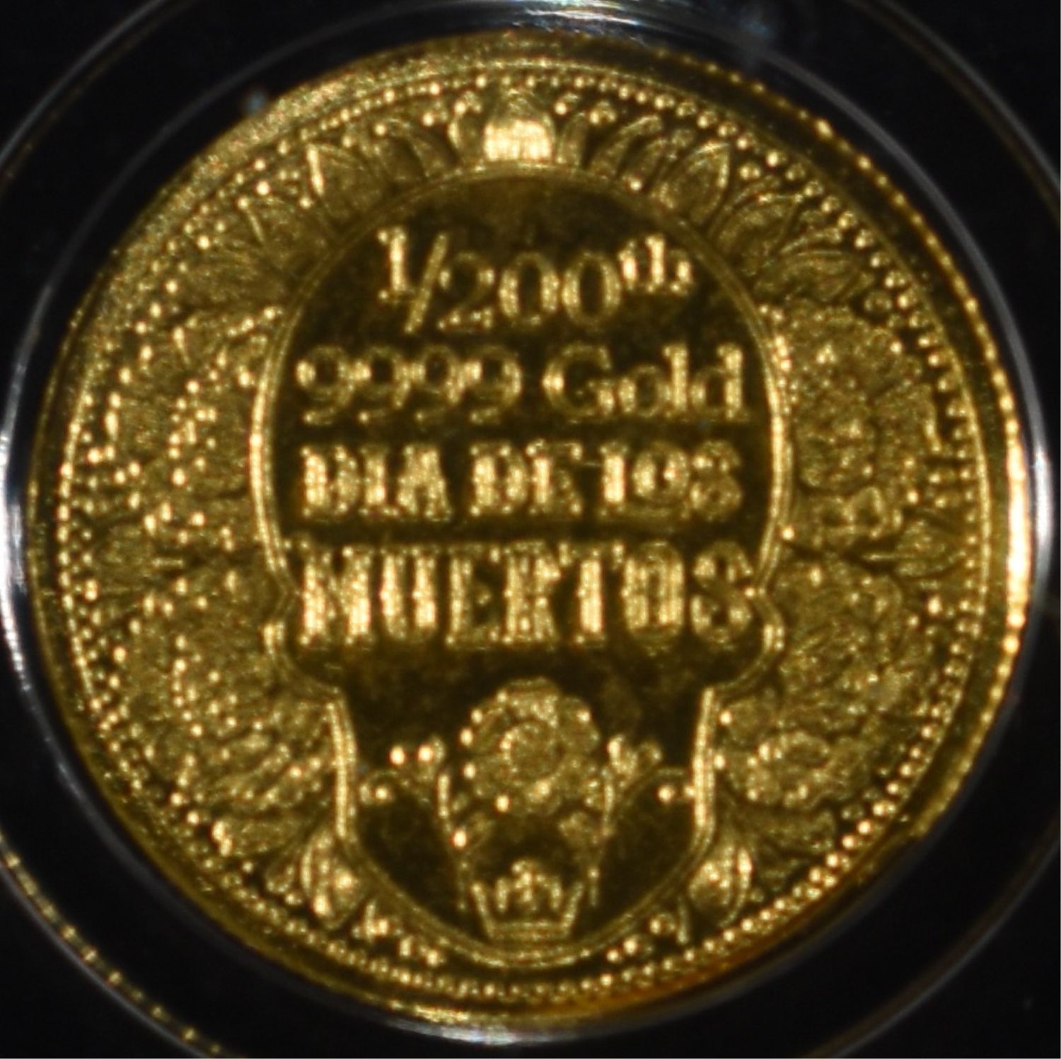 DAY OF THE DEAD 1/200TH OZ GOLD NGC MS-70
