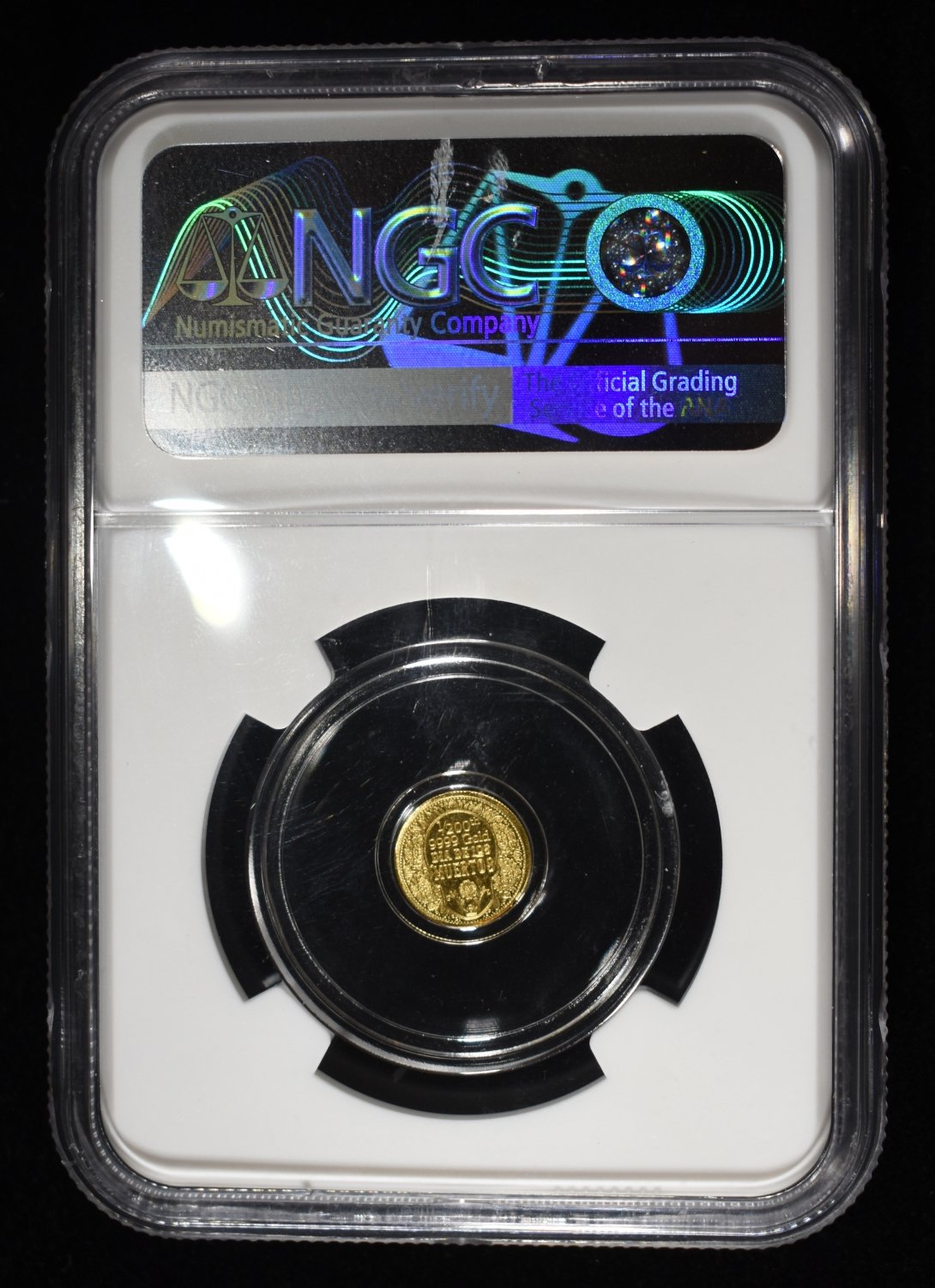 DAY OF THE DEAD 1/200TH OZ GOLD NGC MS-70