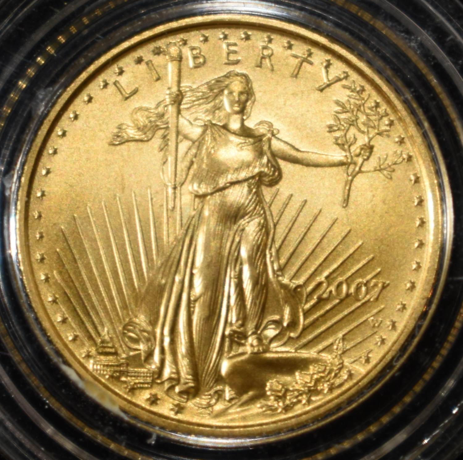 2007 1/10 OZ $5 GOLD LIBERTY