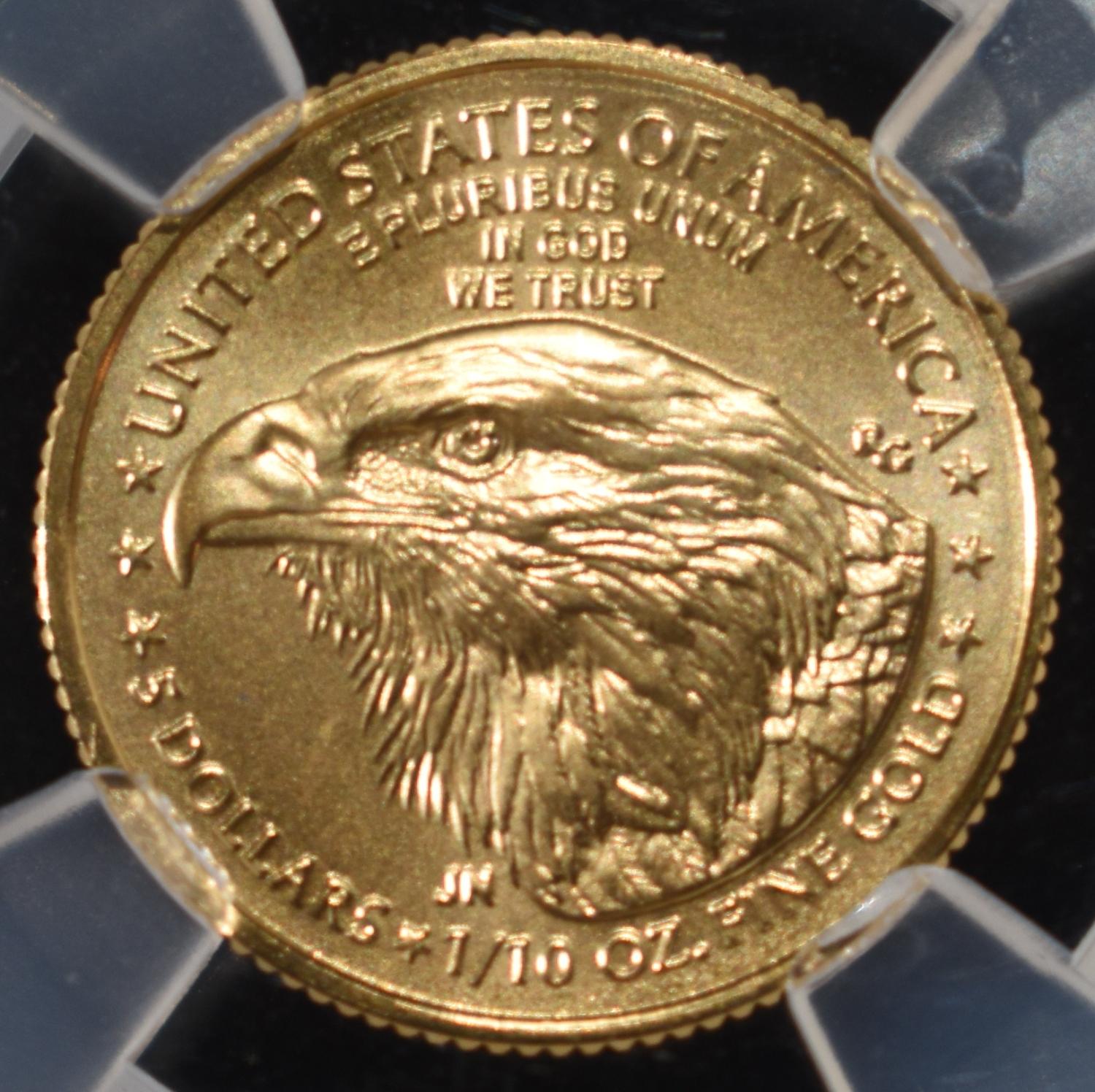 2026 $5 GOLD EAGLE NGC MS70