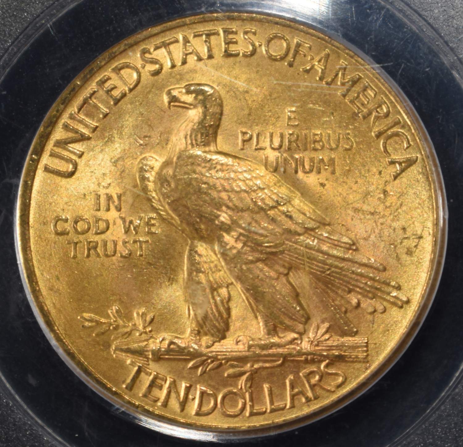 1932 $10 GOLD INDIAN PCGS MS-62