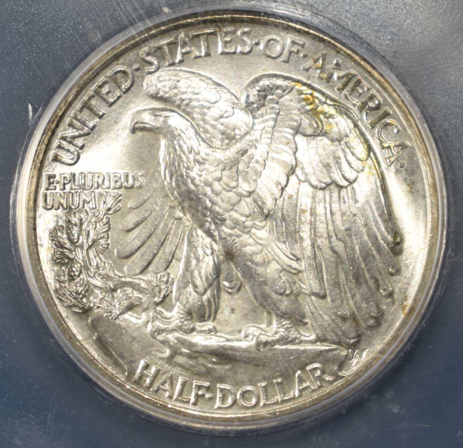 1943 WALKING LIBERTY HALF DOLLAR ICG MS-66