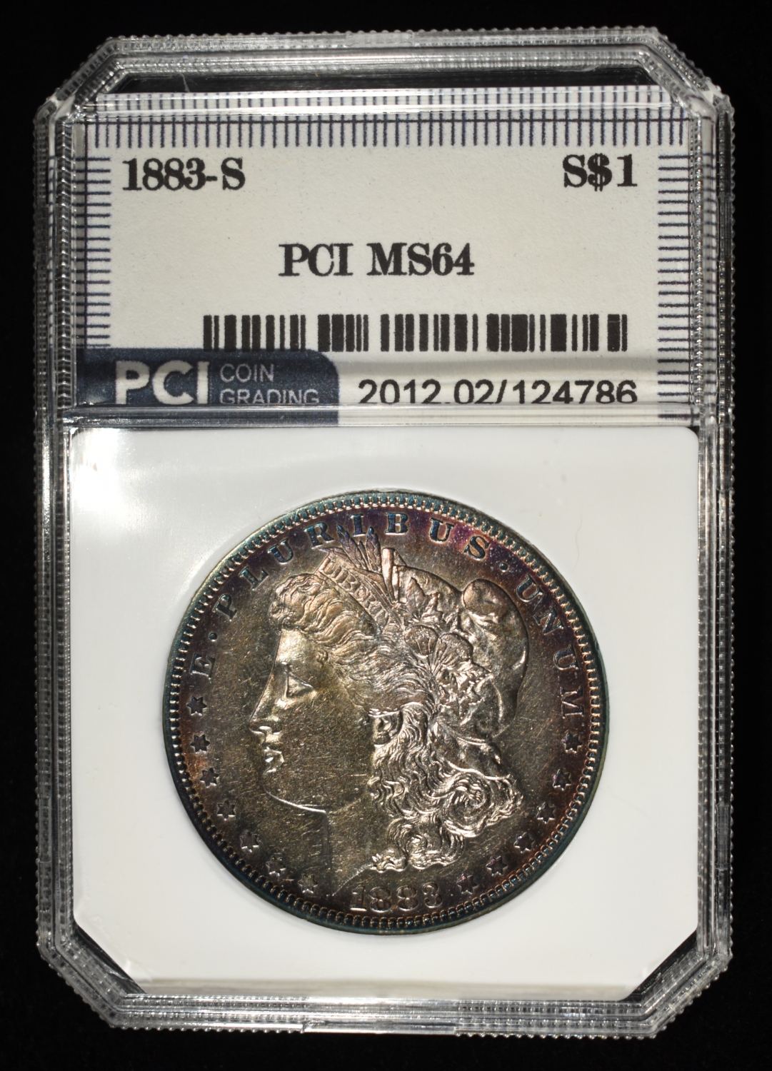 1883-S MORGAN DOLLAR PCI CH/GEM BU